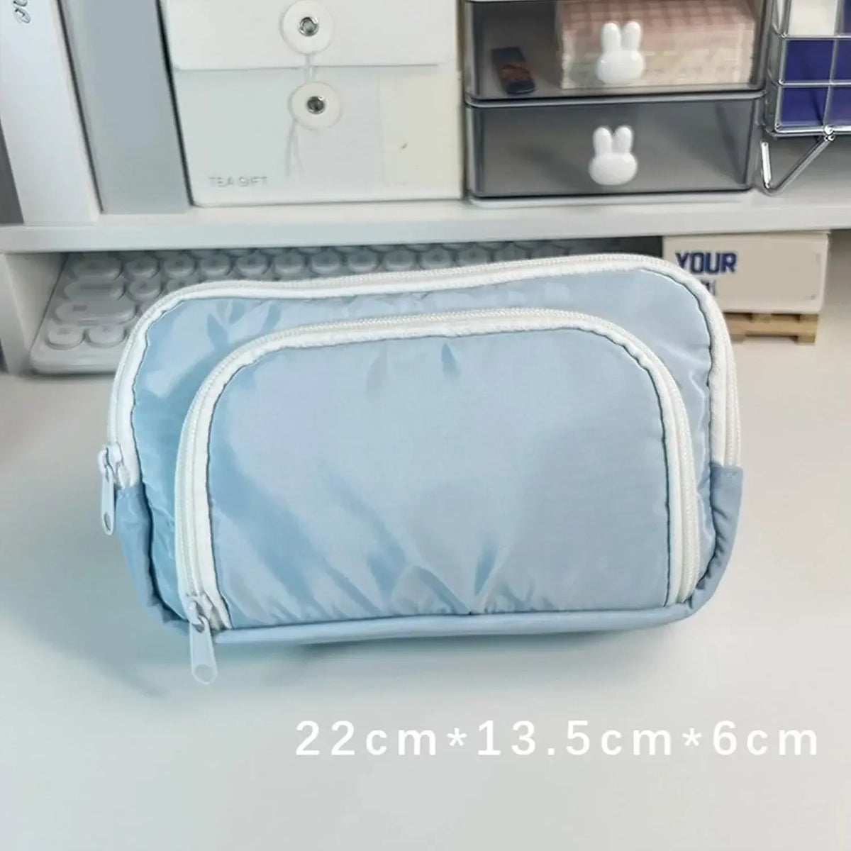Estuche para lápices de las Chicas Superpoderosas, estuche para lápices con múltiples bolsillos, bolsa para lápices de gran capacidad para estudiantes, bolsa organizadora de papelería, regalo