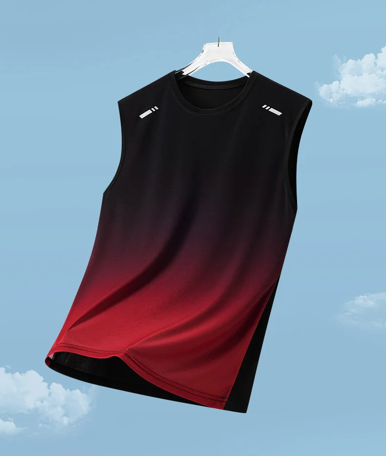 Chaleco de Verano de Secado Rápido para Maratón, Chaleco Deportivo Ligero y Transpirable para Hombre, Chaleco de Malla Absorbente de Humedad para Correr