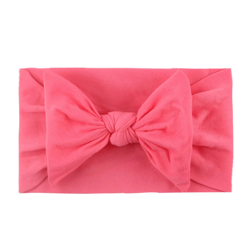 Diademas con lazo para niñas, banda elástica suave para el cabello, accesorios para el cabello de bebé recién nacido, regalos para fiestas, pañuelos para la cabeza para niñas