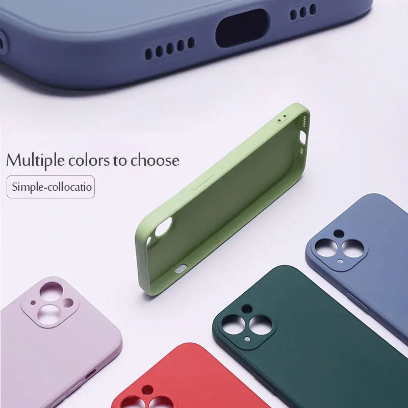 Funda para Redmi A1, Carcasa para Xiaomi Redmi A2 A1, Funda Protectora Original de Silicona Líquida Suave TPU para Teléfono Redmi A1