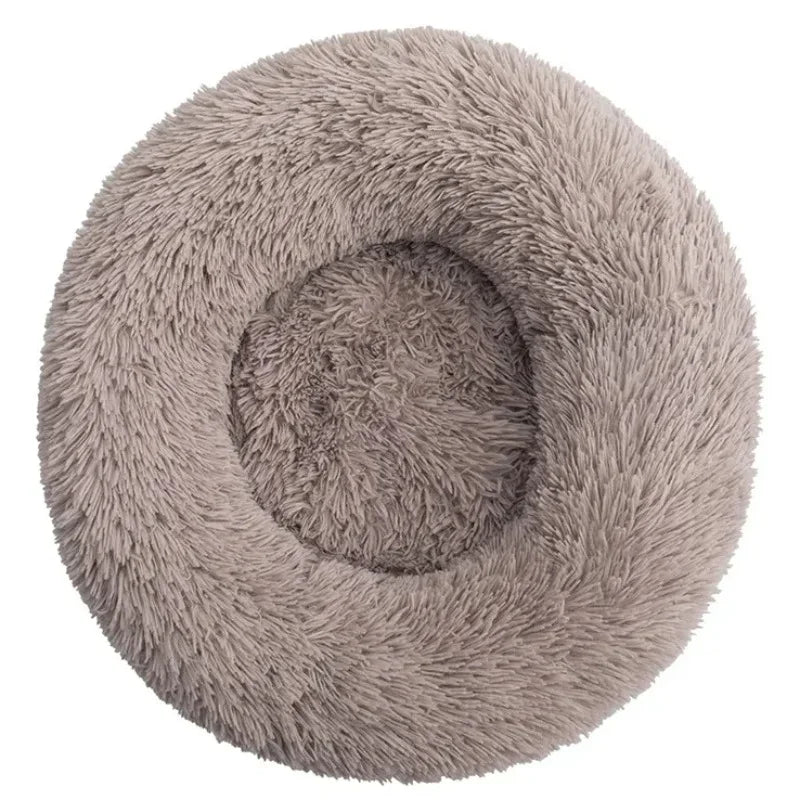 Cama redonda para mascotas de 40-90cm y 6 tamaños, cama para perros grandes, cama para gatos súper suave, casa para perros de peluche para perros medianos, casa para dormir cálido en invierno