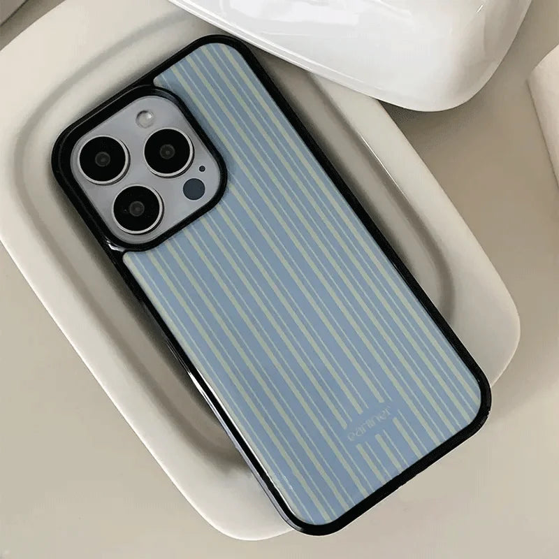 Funda de teléfono serie coreana para iPhone 16 Pro Max 15 Pro 14 13 12 11 Pro Xr Xs max Mini 7 8 Plus Niche Y2K