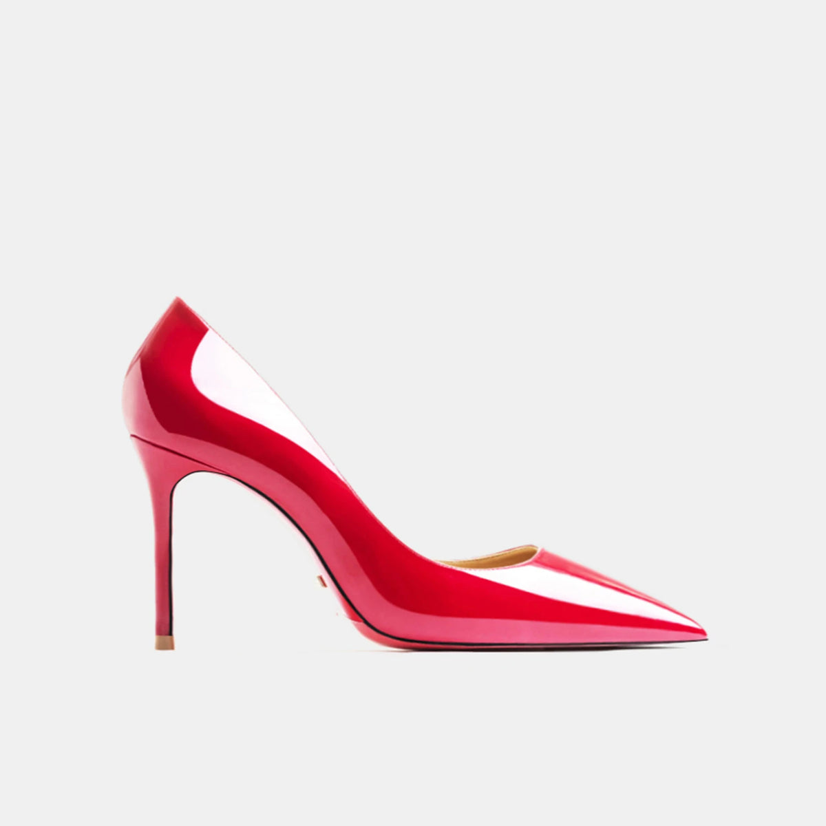 Zapatos de Tacón para Mujer 2026, Tacones de Cuero de Marca de Lujo, Zapatos de Tacón Alto con Punta en Pico y Suela Roja, Elegantes Stilettos para Damas, Zapatos de Fiesta