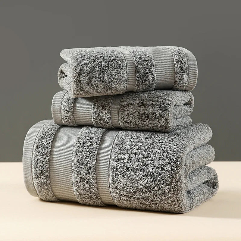 Toalla de baño, toallas de algodón absorbentes suaves, gruesas, de secado rápido, lavables a máquina, toalla para el hogar, artículos esenciales para el baño, 35x73cm