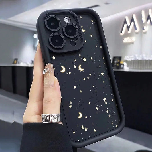 Handyhülle mit Sternenmuster für Samsung S26 Ultra, Hüllen für Galaxy S24 S25 Plus S23 FE S22 S21 A26 A36 A56 A35 A55 A34 A54 A53 A52S