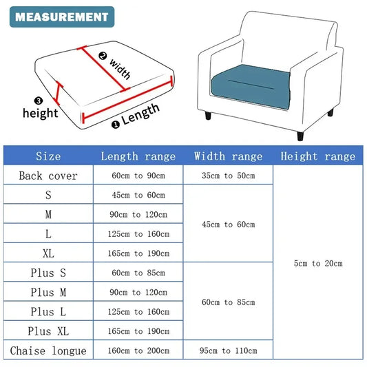 Fundas para cojines de asiento de sofá de terciopelo elástico para sala de estar, cojín Chaise Longue, fundas de sofá para muebles en forma de L de esquina de lujo