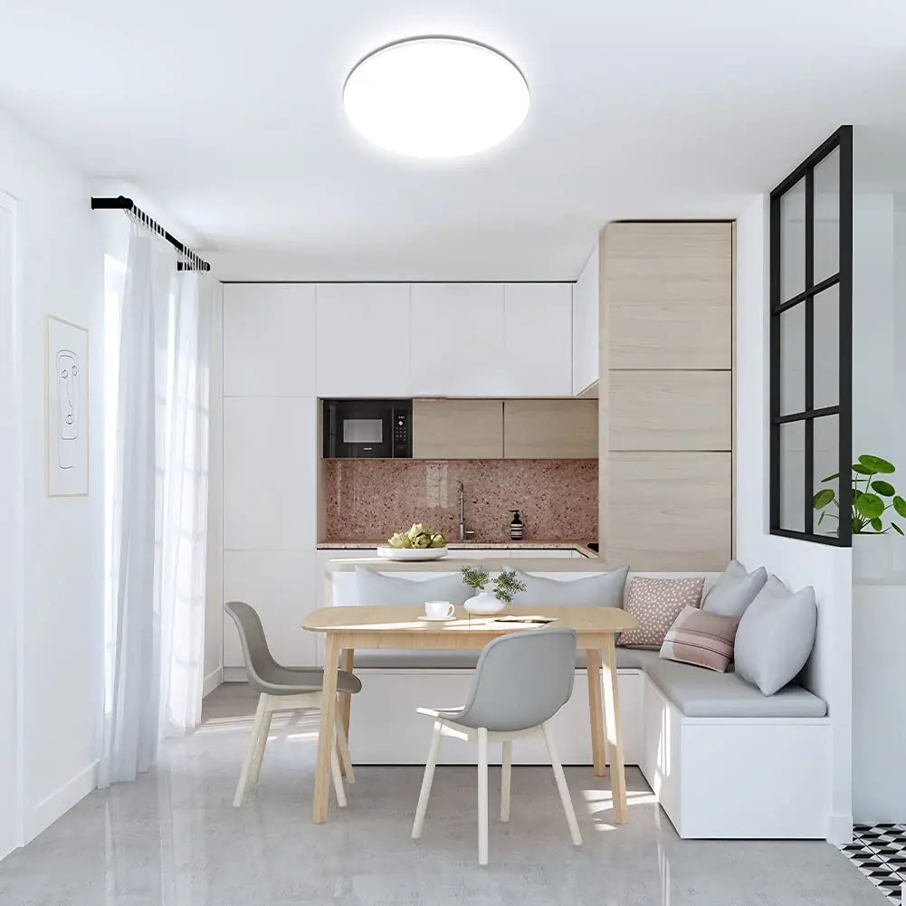 IRALAN-Luz LED de techo ultrafina de estilo moderno para el hogar, luz de estudio para dormitorio, sala de estar, AC 90-260V, iluminación para comedor