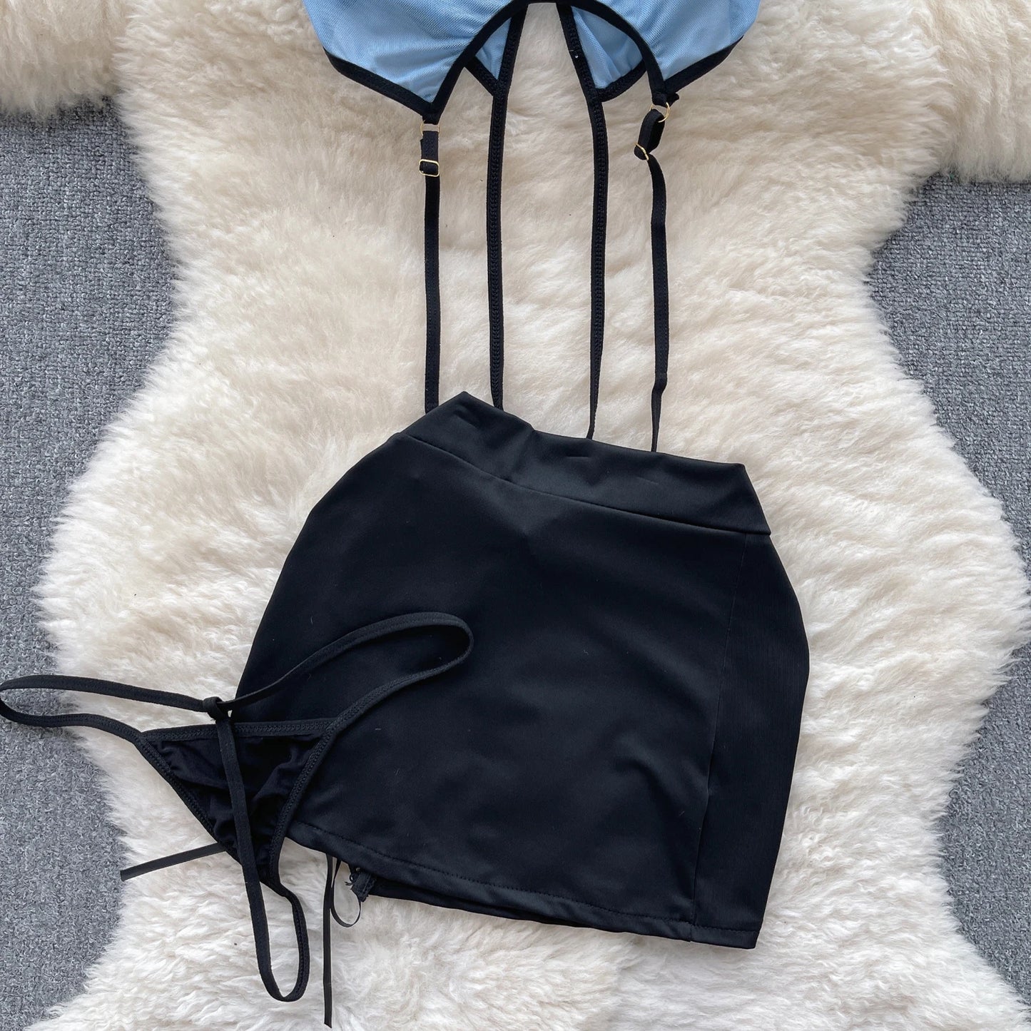 Ropa de dormir para fiesta de San Valentín, Catsuits combinados, peleles de tiras de malla eróticos íntimos ajustados, monos de mujer, lencería, conjuntos sexys