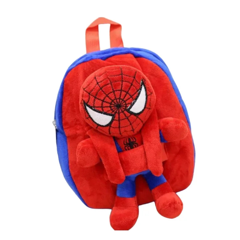 Mochila de personaje de moda de dibujos animados, mochila informal de felpa para niños, bonita mochila escolar para niños y niñas, regalo