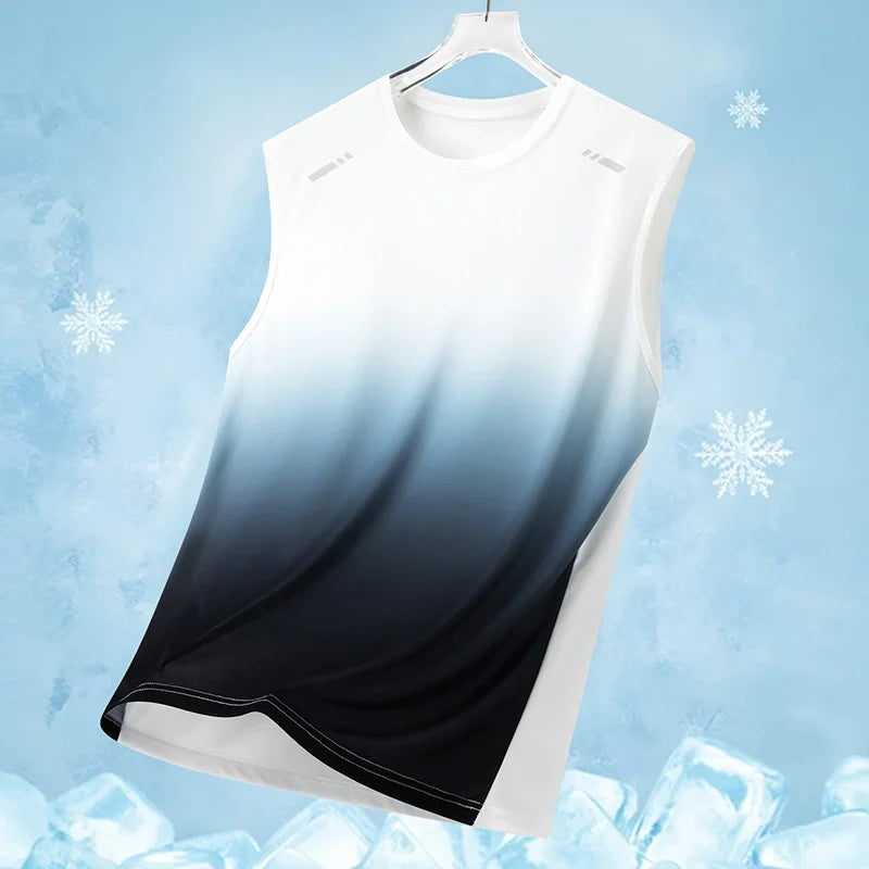 Chaleco de Verano de Secado Rápido para Maratón, Chaleco Deportivo Ligero y Transpirable para Hombre, Chaleco de Malla Absorbente de Humedad para Correr