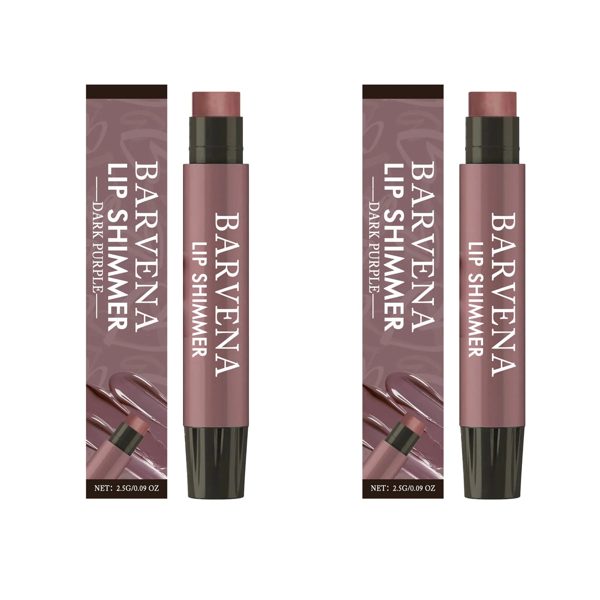 Brillo Labial con Tinte Morado Oscuro, Bálsamo Labial en Barra de Larga Duración, Hidratación con Acabado Natural Luminoso, Maquillaje Humectante y Nutritivo