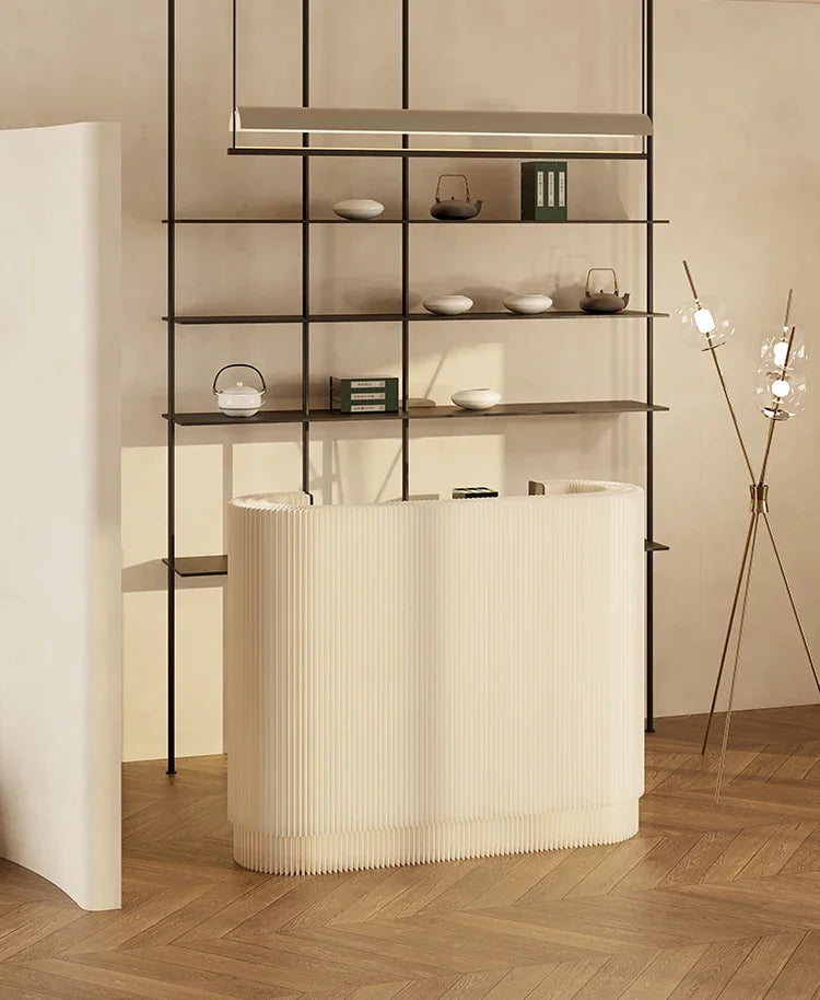 Mostradores De recepción simples Premium Glam moderno nórdico único Bar mostrador De lujo lindo Escritorio De recepción muebles comerciales