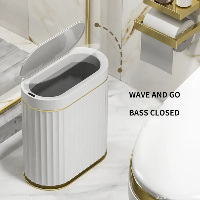 Cubo de basura inteligente para el hogar, papelera electrónica automática con Sensor inteligente de 7 y 9 litros, para cocina y baño, bote de basura inteligente