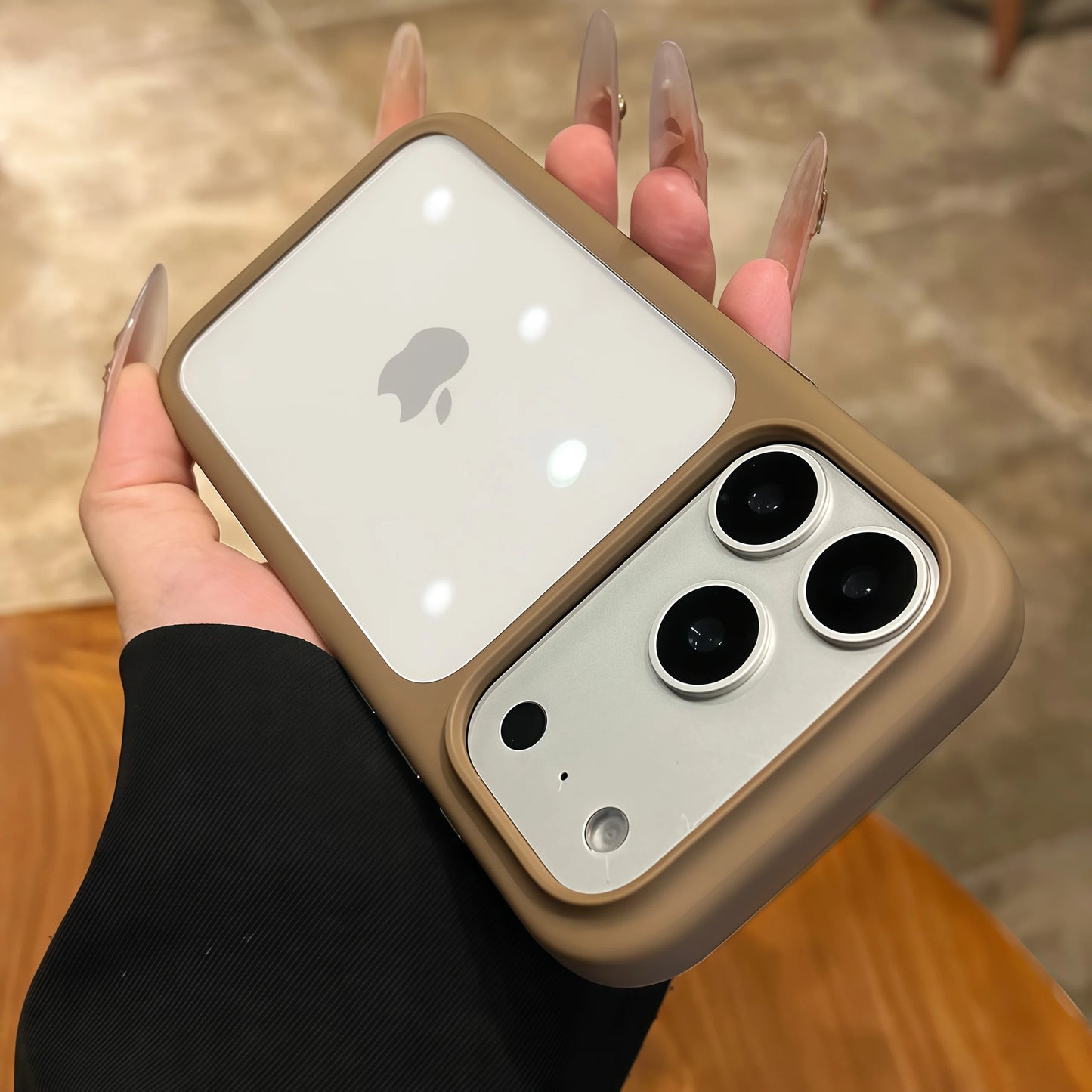 Funda Transparente de Silicona de Lujo con Bordes Suaves para iPhone 17, 17 Pro, 17 Pro Max, Resistente a Impactos, con Panel Trasero Rígido