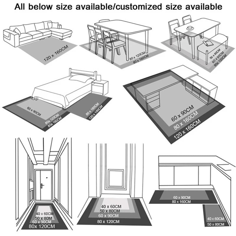 Alfombra moderna y sencilla para el hogar, alfombra para dormitorio, sala de estar, decoración grande para dormitorio, mesas de centro para el hogar, alfombra lavable