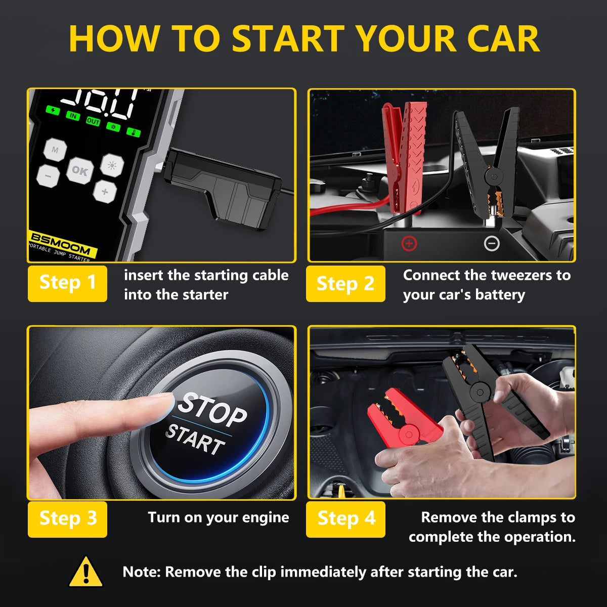 Arrancador de Coches con Compresor de Aire, Pantalla LCD, 21800mAh, Cargador Portátil, Dispositivo de Arranque de Batería de Coche de 6000A, Cargador de Batería para Coche de 12V (Todo Gasolina/10L Diésel), Arranque Rápi