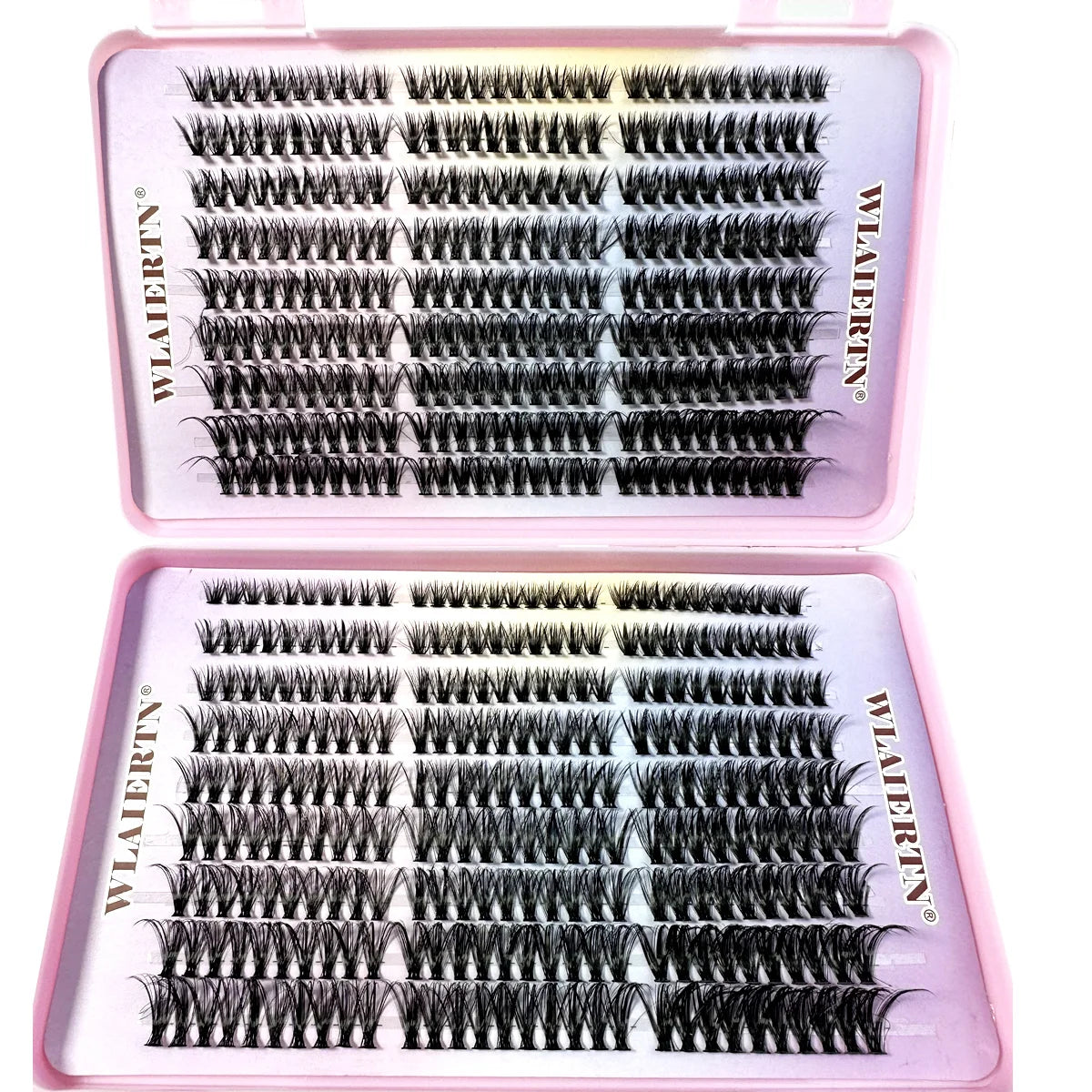 Pestañas de imitación de visón 540Cluster C rizador 9-16mm extensión de pestañas naturales mezcladas tira rusa 3D herramienta de maquillaje de pestañas Personal