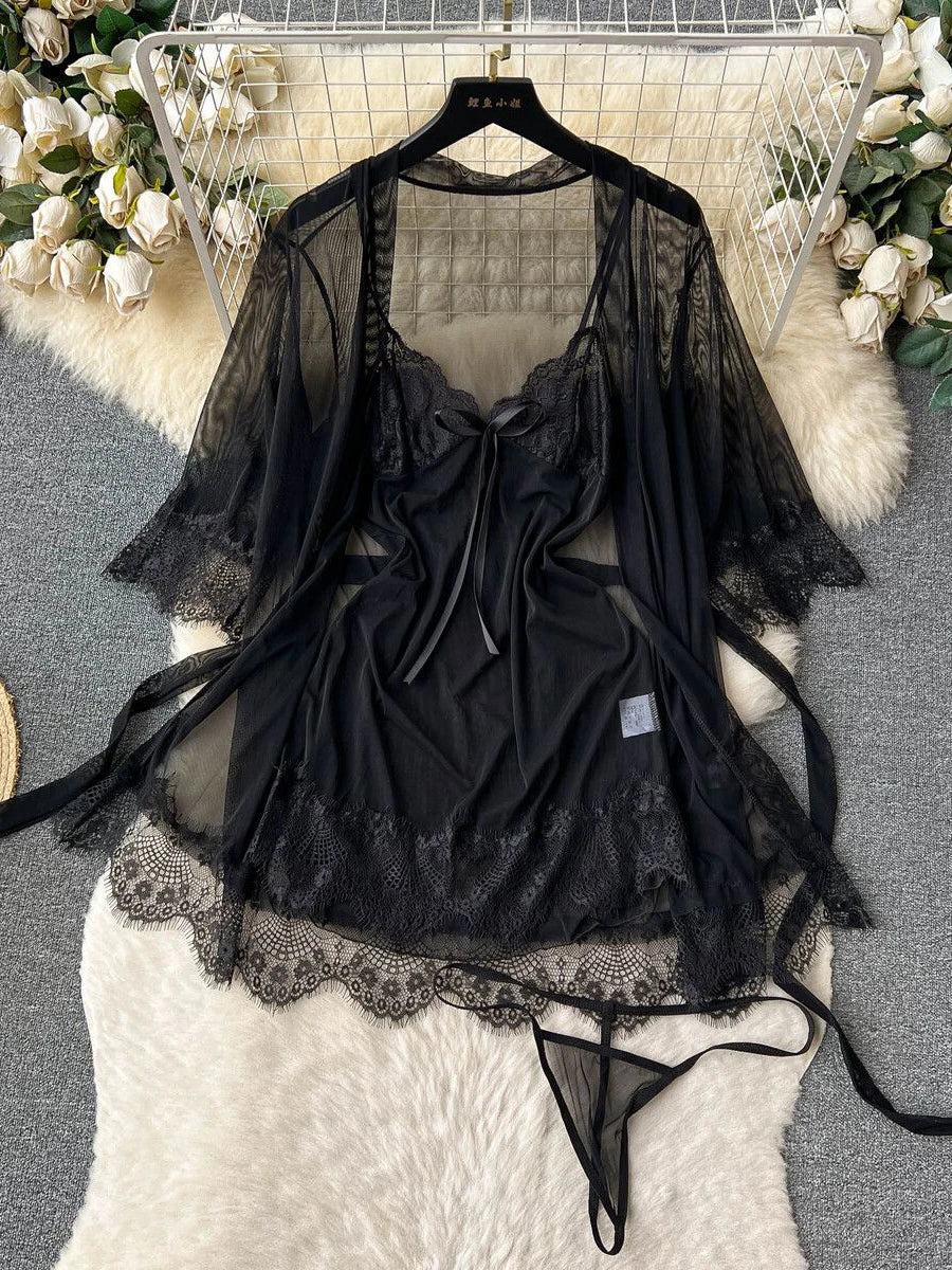 Ropa de dormir para fiesta de San Valentín, Catsuits combinados, peleles de tiras de malla eróticos íntimos ajustados, monos de mujer, lencería, conjuntos sexys