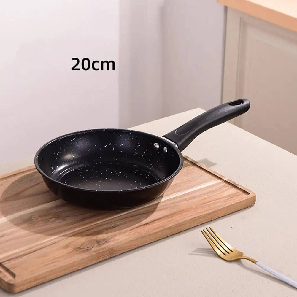 Sartén Antiadherente Mai Fan Shi para Freír en Casa, Sartén Individual para Freír Filetes, Sartén Multifuncional de Fondo Plano para Cocina, Olla de Hierro