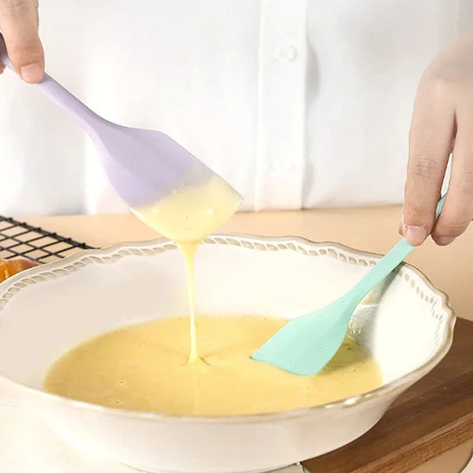 Espátula multifuncional de silicona para pastel, espátula antiadherente resistente al calor para hornear, herramienta de cepillo para molde de pastelería de cocina de calidad alimentaria