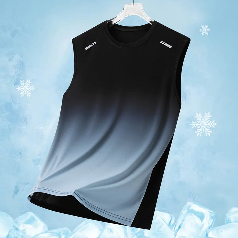 Chaleco de Verano de Secado Rápido para Maratón, Chaleco Deportivo Ligero y Transpirable para Hombre, Chaleco de Malla Absorbente de Humedad para Correr