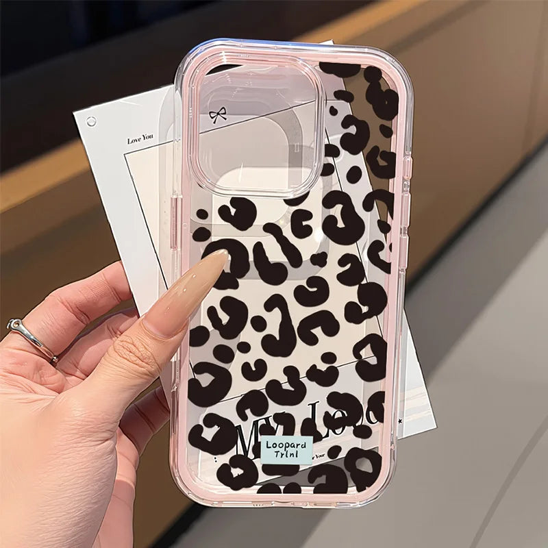 Funda de teléfono Love Heart para iPhone 17 funda iPhone 13 16 15 11 12 14 Pro Max 17 Air silicona 2 en 1 funda transparente suave a prueba de golpes