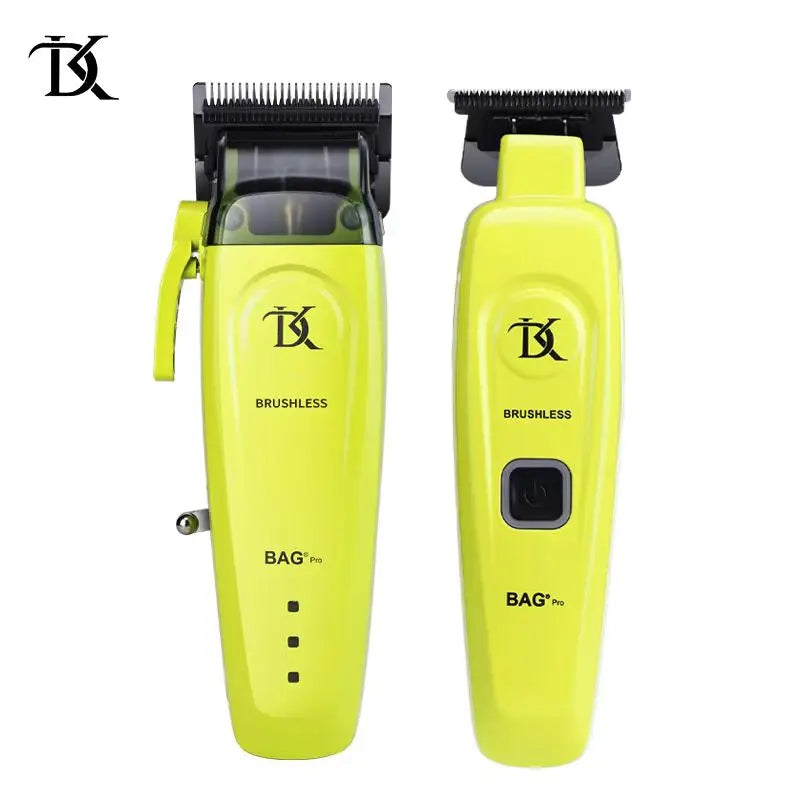 Cortapelos profesional para hombres 2025 DKBAG-078 recortador de barba dentada con cuchilla DLC con carga USB y Motor sin escobillas 7200 RPM