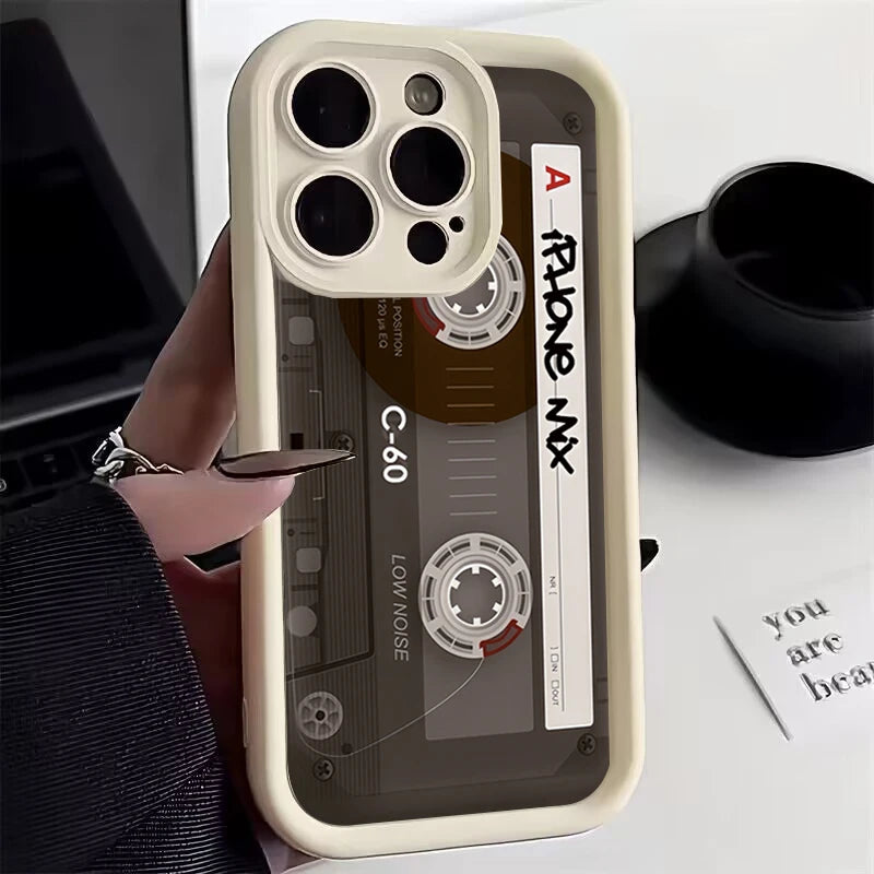 Funda de teléfono suave de silicona con patrón de cinta de la suerte para Xiaomi Redmi 13C 14C 13 12 4G Redmi Note 14 13 12 11 Pro Plus 5G 12S 11S