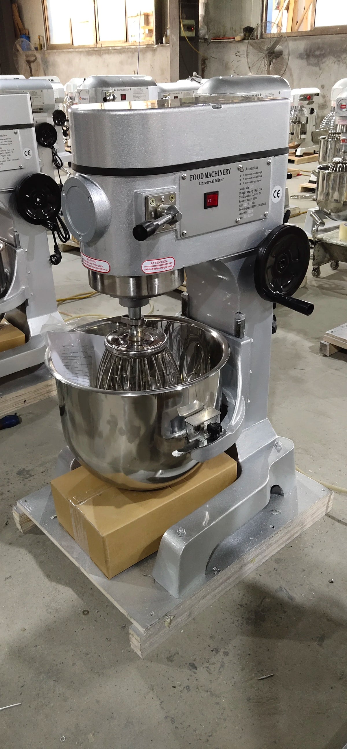 Batidora Industrial comercial, 10l, 20l, 30l, 60l, 80l, soporte de cocina, masa planetaria para alimentos, pan, masa, pastel, máquina mezcladora para panadería
