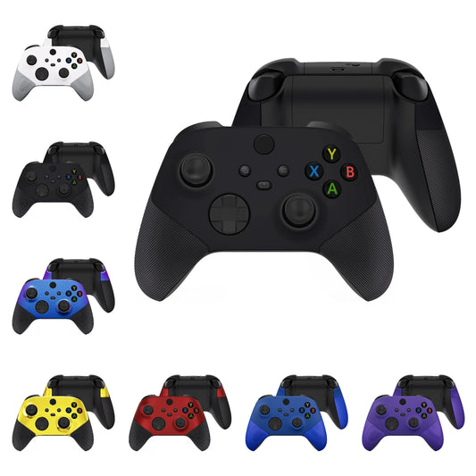 EXtremeRate Versión ASR Rieles laterales de goma Placa frontal de carcasa frontal con anillos de acento para controlador inalámbrico Xbox Core - 7 colores