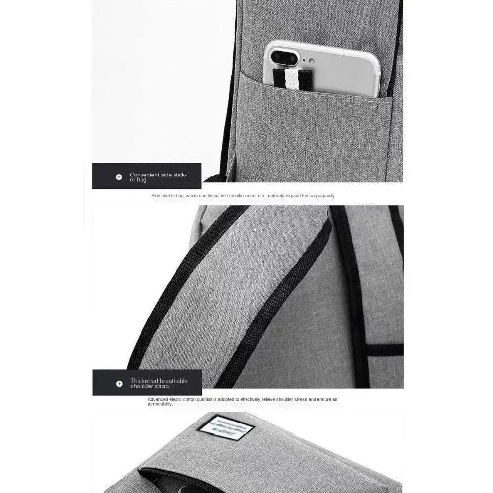 Mochila minimalista de moda para hombre, mochila versátil de gran capacidad para estudiantes, bolsa de viaje para ordenador, lavable, Unisex