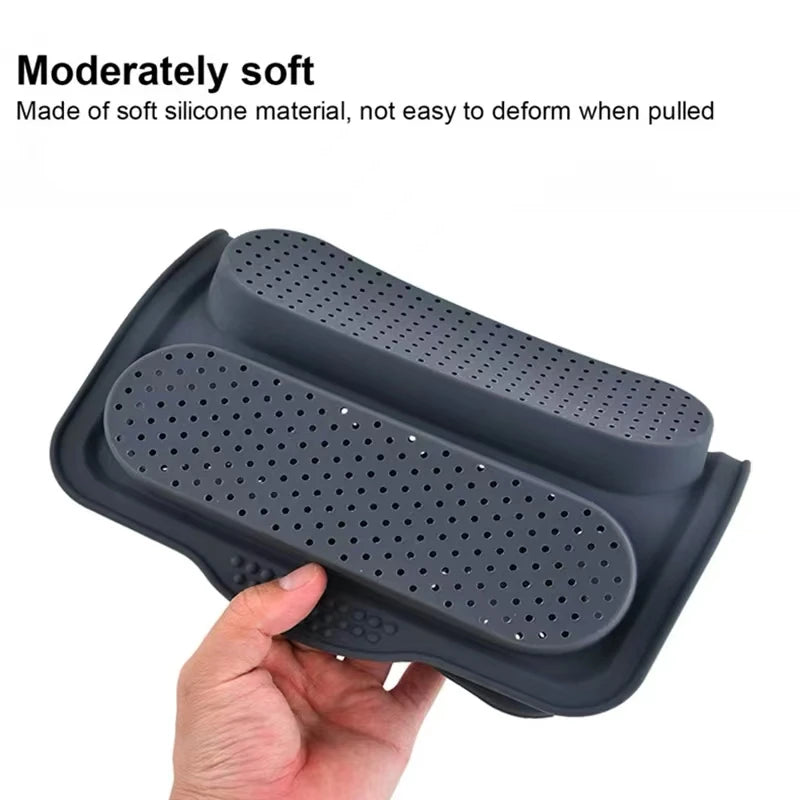 Molde grande de silicona para hornear, molde para pan de restaurante, bandeja para hornear Baguette de grado, herramienta para horno antiadherente, accesorios de cocina para horno