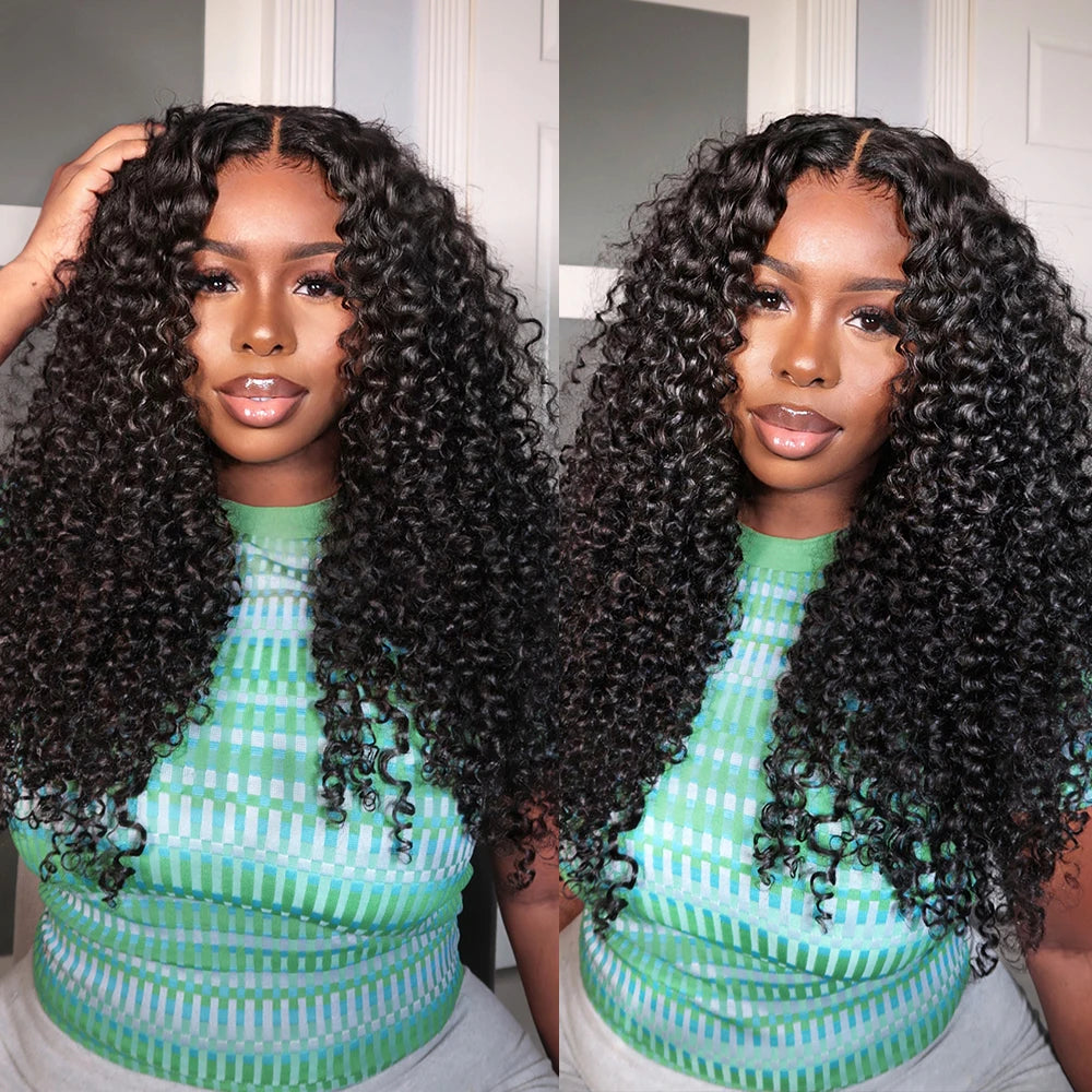 250% Pelucas rizadas de cabello humano Afro rizado 13x6 HD peluca Frontal de encaje Wear Go Glueless 5x5 pelucas de cabello humano con frente de encaje en venta