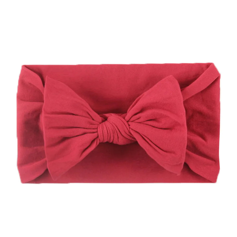 Diademas con lazo para niñas, banda elástica suave para el cabello, accesorios para el cabello de bebé recién nacido, regalos para fiestas, pañuelos para la cabeza para niñas
