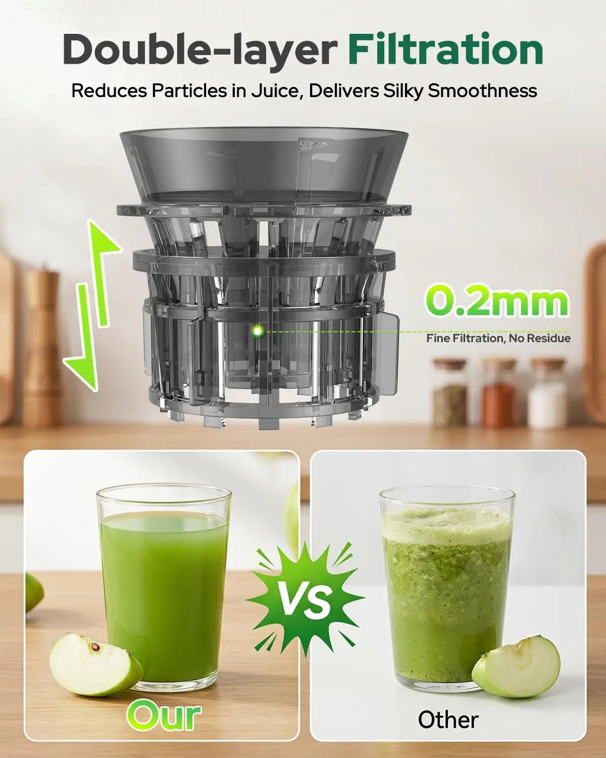 Exprimidor de prensado en frío mejorado 2026 – Boca extra ancha de 6.5 pulgadas, Tolva de alimentación automática de 100 oz, Exprimidor lento inteligente 3 en 1 con pantalla táctil para sorbetes y leche de frutos secos,