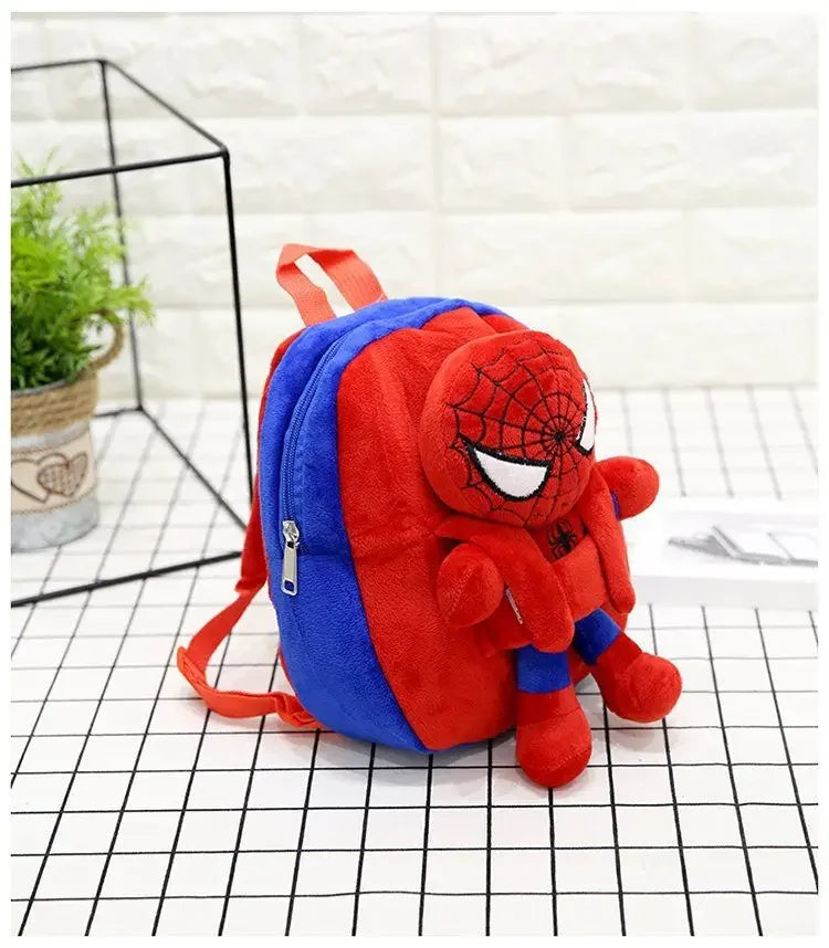Mochila de personaje de moda de dibujos animados, mochila informal de felpa para niños, bonita mochila escolar para niños y niñas, regalo