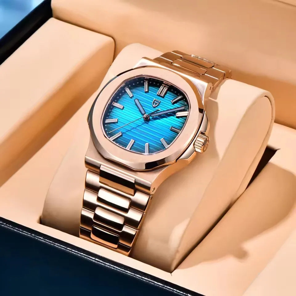 PAGANI DESIGN nuevo reloj mecánico deportivo elegante reloj luminoso de acero inoxidable para hombre zafiro Gaviota ST16 Movt relojes para hombre