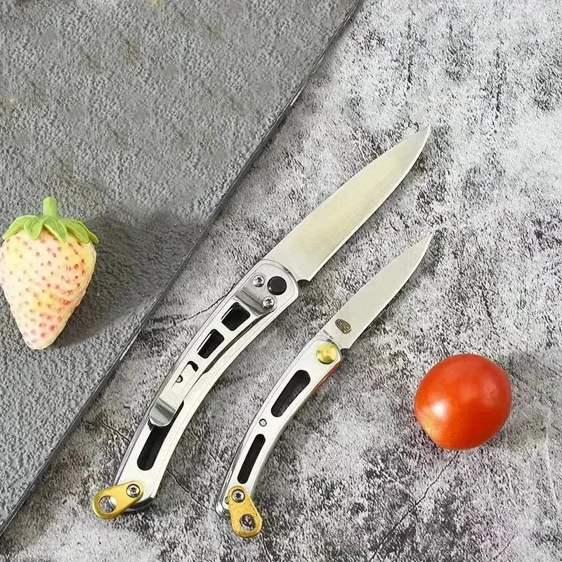 Cuchillo de fruta para el hogar, cuchillo pelador, cuchillo plegable, Mini cuchillo, cuchillo de regalo, cuchillo de cocina, cuchillo portátil