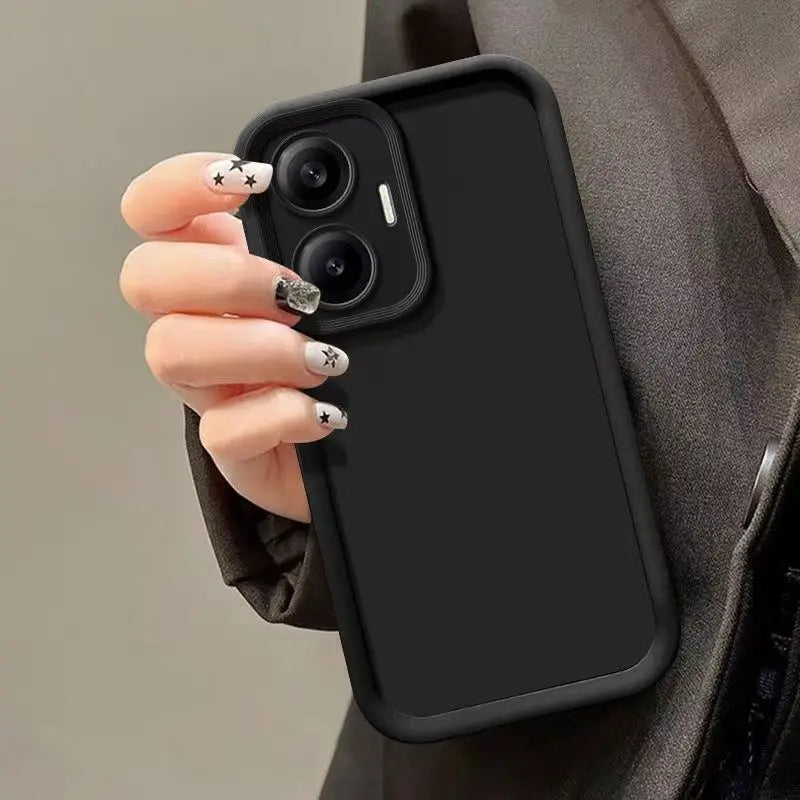 Para Xiaomi Poco F7 funda Xiaomi Poco F7 funda de teléfono Xiaomi Poco F7 prevención de caídas cubierta suave mate de caramelo de lujo