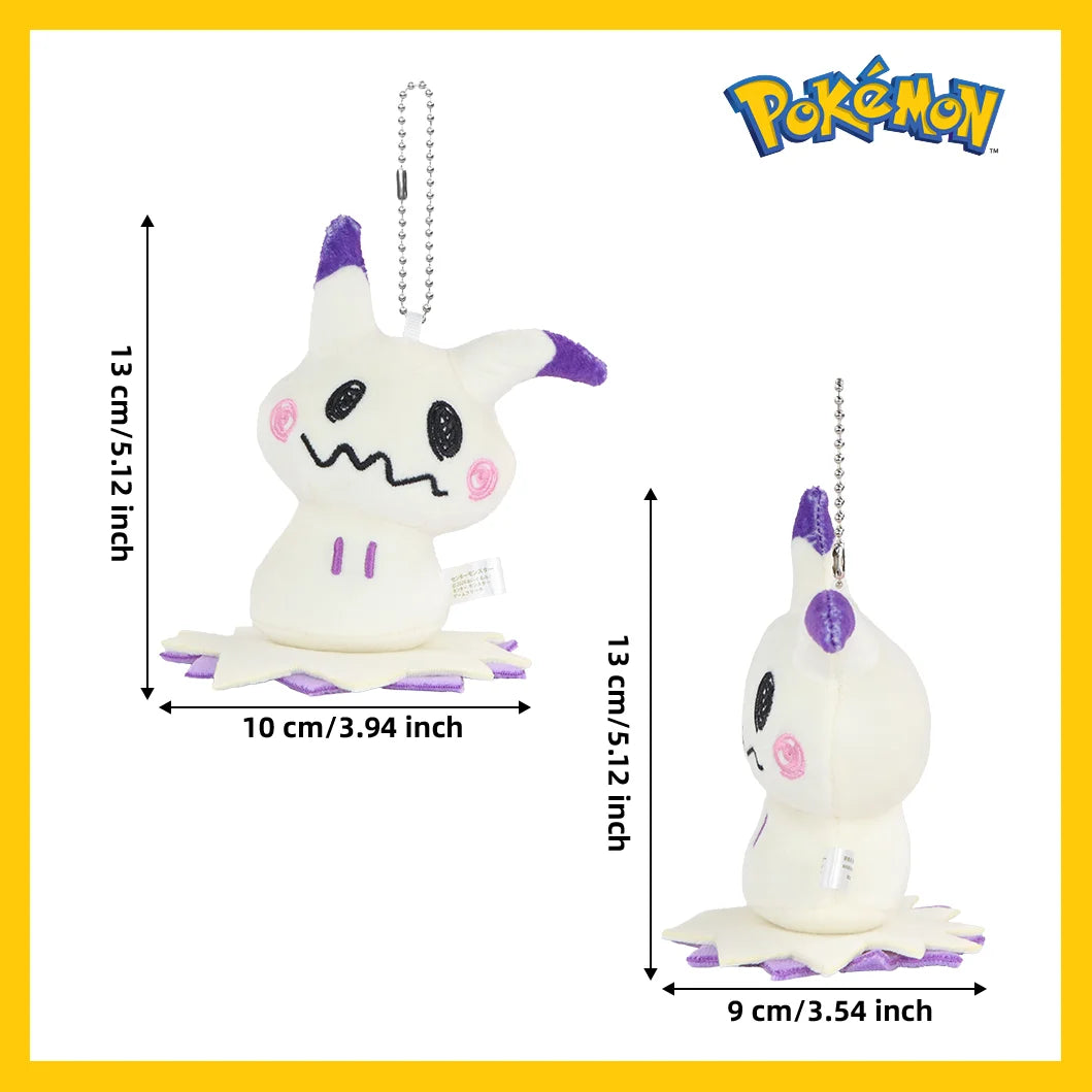 Llavero de peluche Mimikyu Eevee, colgante de anime de Pocket Monster con personajes de Eeveelution y Snorlax, para coleccionistas, regalo y decoración para fans de Sylveon