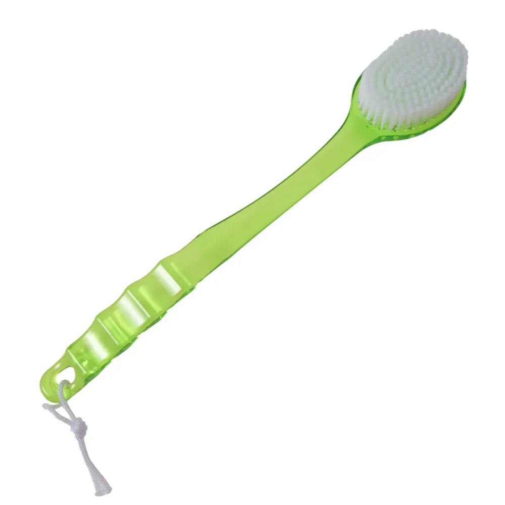 Cepillo de baño de mango largo y suave para la espalda, cepillos de ducha con mango, masajeador exfoliante para la piel, cepillo de baño para exfoliación
