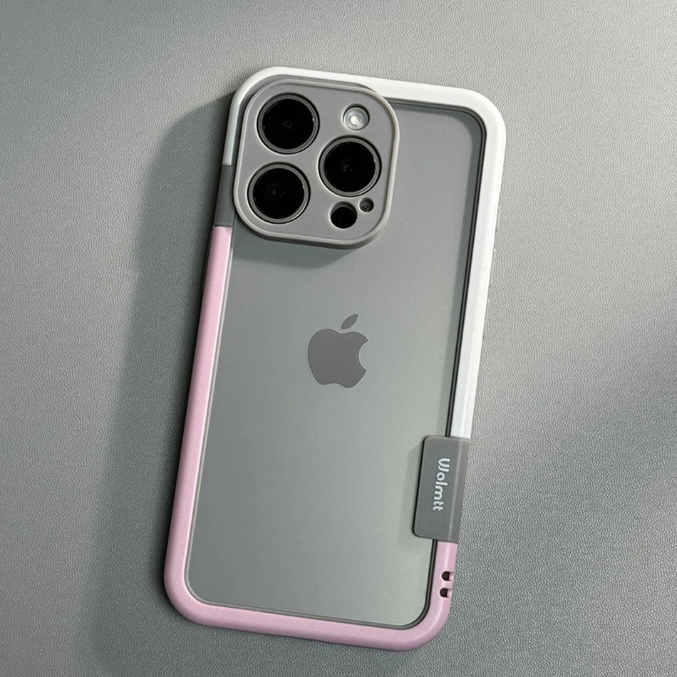 Funda de teléfono con marco de silicona suave a prueba de golpes para iPhone 17 Pro Max 13 14 15 16 Plus NoBack protección contra la disipación de calor cubierta de parachoques