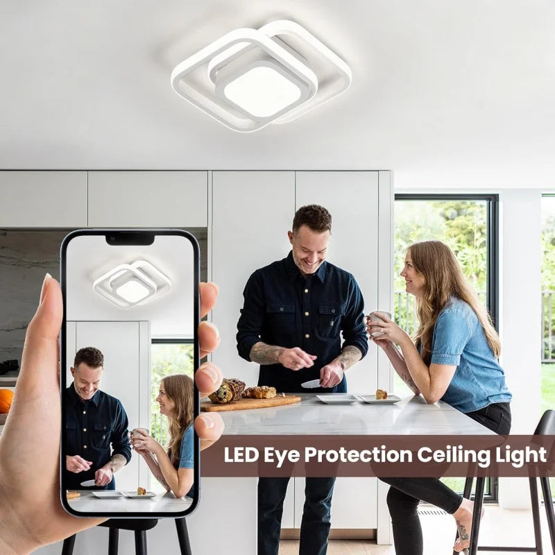 Lámpara de techo LED moderna para sala de estar, dormitorio, guardarropa, pasillo, escalera, luz de techo, decoración interior del hogar, accesorio de iluminación