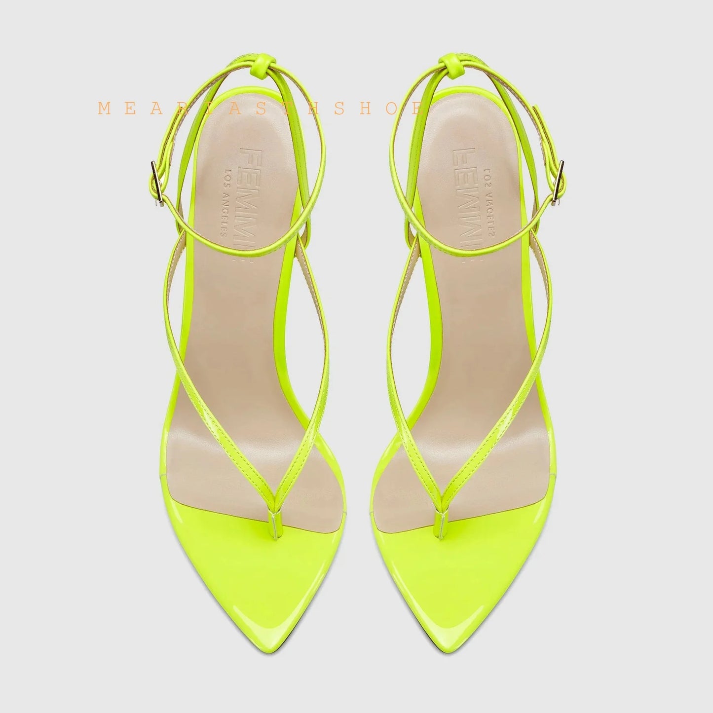 Sandalias de Tacón Alto con Punta Abierta y Correa en el Tobillo, de Cuero, con Hebilla, Diseño Sólido, Tacón Fino, para Mujer, con Lazos y Correa Trasera