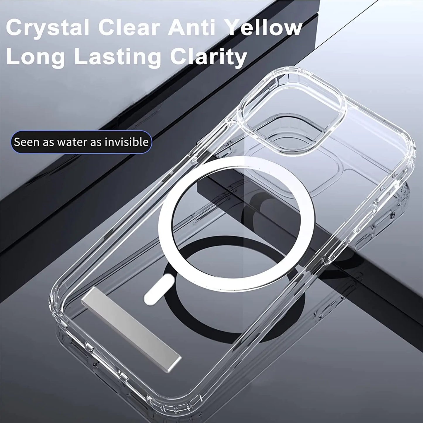 Funda de teléfono con soporte magnético para iPhone 17 16 15 14 Pro Max Plus 12 13 Mini 11 fundas móviles con soporte contraportada a prueba de golpes