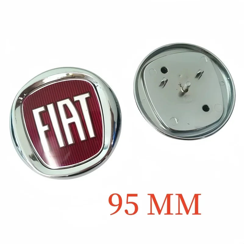 ABS capó de coche capó delantero parrilla maletero trasero emblema Logo insignia pegatina para FIAT Abarth 500 Pulse Panda Tipo Strada 600 500L Mobi