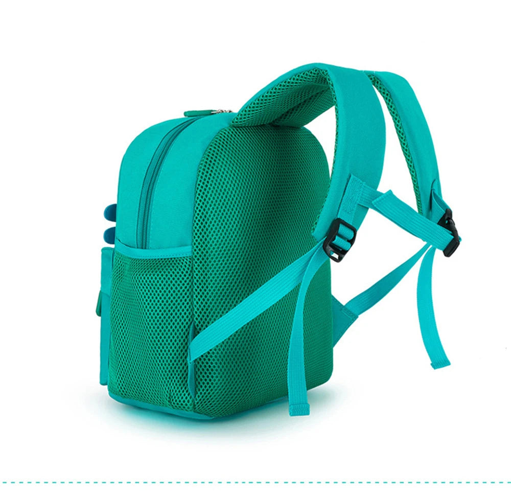 Mochila de dinosaurio pequeño con nombre personalizado, mochila escolar bonita de dibujos animados para niños, mochilas salientes con nombre bordado personalizado para niños y niñas