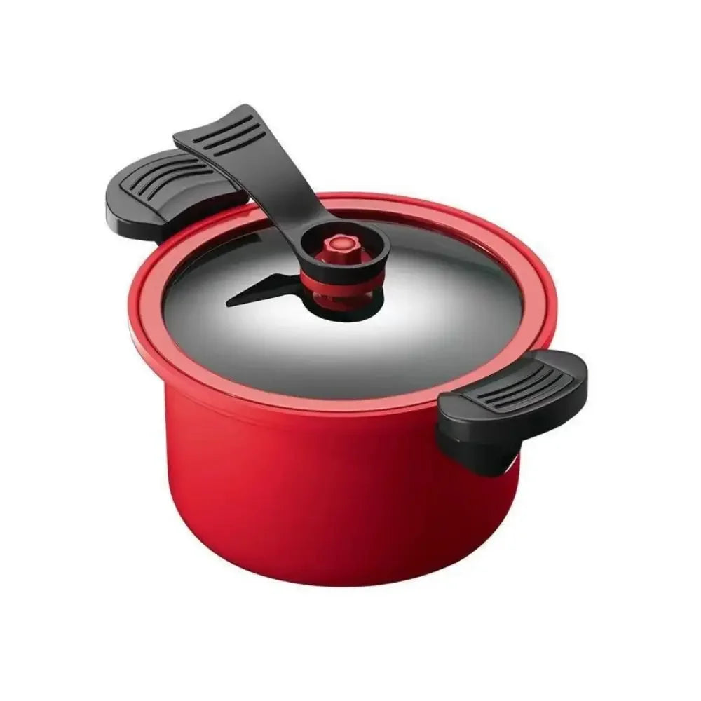 Olla a presión de 3,5 L, olla para estofado, utensilios de cocina, ollas antiadherentes, olla para sopa y carne, Cocina de Inducción, estufa de Gas
