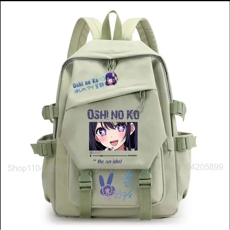 Mochila OSHI NO KO, mochila de anime recomendada para niños, mochila escolar para estudiantes, regalo para niñas, mochila de viaje diaria bonita