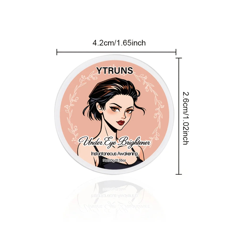 Crema Correctora para Ojos, Maquillaje Ligero de Textura Suave, Corrector de Ojos con Acabado de Tono Natural, 3 Tonos